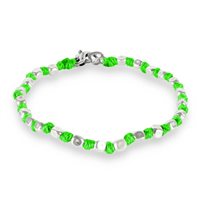 Armband Spadarella Spadini in Silber SPBR294-17.5 VERDE FLUO